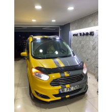 FORD COURİER CAM ÜSTÜ HAVALANDIRMA LEDLİ SCOOP (pianoblack)