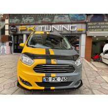 FORD COURİER ÖN TAMPON EKİ KANATLI 3 PARÇA (pianoblack-plastik)