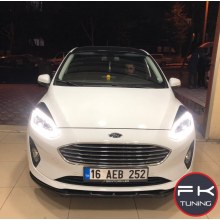 FORD FİESTA YENİ KASA ÖN LİP PARLAK SİYAH 2018 ve üzeri (plastik)
