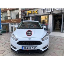Ford Focus 3.5 Ön Tampon Lipi Parlak Siyah 2015 ve üzeri (plastik)