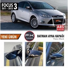 FORD FOCUS 3 AYNA KAPAĞI YARASA AYNA KAPAĞI 2011-2015 (pianoblack)