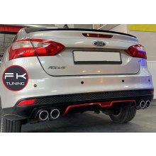 FORD FOCUS 3 EGZOZ GÖRÜNÜMLÜ DİFÜZÖR (Kırmızı şeritli)