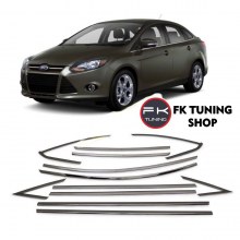 Ford Focus 3 Sedan Pianoblack Cam Çıtası Çevirme Tam Tur 