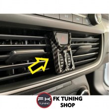 Ford Focus 4 Dörtlü İkaz Tuş Çevre Kaplaması Karbon Desen 