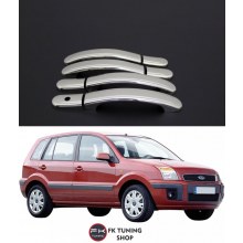 FORD FUSİON KROM KAPI KOLU PASLANMAZ ÇELİK 4 KAPI (2002-2011)