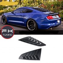 Ford Mustang Kelebek Cam Jaluzisi Pianoblack Renk 2015-2020