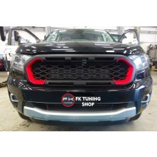 Ford Ranger T8 Ön Panjur Seti 2018 ve üzeri Ledli Mustang Logolu