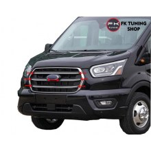 Ford Transit Ön Panjur Kromu 2018 ve üzeri 4 Parça