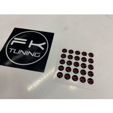 GTİ ANAHTAR LOGOSU 1 cm (5 ADET)