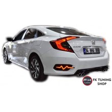 HONDA CİVİC FC5 ARKA SİS RİTİM MODEL (kırmızı)