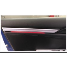 HONDA CİVİC FC5 / FK7 IŞIKLI İÇ KAPI ÇITASI RS-EXE UYUMLU KIRMIZI