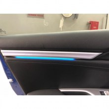 HONDA CİVİC FC5 / FK7 IŞIKLI İÇ KAPI ÇITASI RS-EXE UYUMLU MAVİ