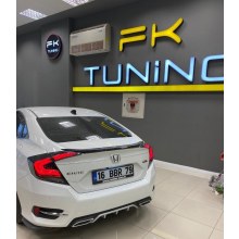 HONDA CİVİC FC5 LED STOP ANİMASYONLU 2016-2021 Smoke