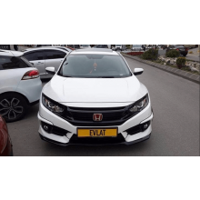 HONDA CİVİC FC5 TURBO ÖN TAMPON EKİ LİP (Boyasız-plastik)