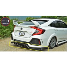 HONDA CİVİC FC5 TYPER ARKA TAMPON DİFÜZÖRÜ (Taiwan Plastik)