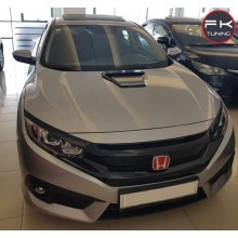 HONDA CİVİC FK7 KAPUT ÜST HAVALANDIRMASI TYPER GÖRÜNÜM