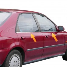 HONDA CİVİC KROM CAM ÇITASI 4 PARCA (1991-1995)