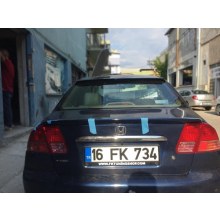 HONDA CİVİC VTEC2 CAM ÜSTÜ SPOYLER (polyester-boyasız)