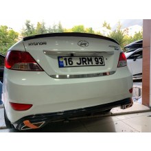 HYUNDA ACCENT BLUE DİFÜZÖR ÇİFT EGZOZ GÖRÜNÜMLÜ (plastik)