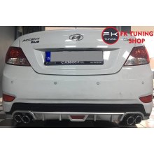 HYUNDAİ ACCENT BLUE DİFÜZÖR ÇİFT EGZOZ GÖRÜNÜMLÜ (gri detaylı