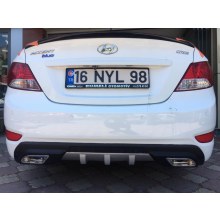 HYUNDAİ ACCENT BLUE DİFÜZÖR EGZOZ GÖRÜNÜMLÜ (plastik)