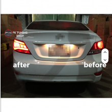 Hyundai Accent Blue Led Stop Seti Verna Dizayn Kırmızı Renk 2010-2018 Hyundai Accent Blue Led Stop Seti Verna Dizayn Kırmızı Renk 2010-2018