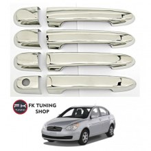 HYUNDAİ ACCENT ERA KROM KAPI KOLU PASLANMAZ ÇELİK 4 KAPI (2006-ÜZERİ)