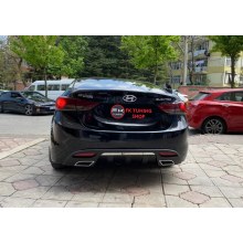 Hyundai Elantra Arka Difüzör Egzoz Görünümlü Plastik Makyajsız Kasa