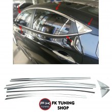 Hyundai Elantra Krom Cam Çıtası Çevirme Tam Tur (2016-2019