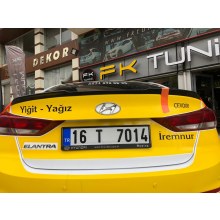 HYUNDAİ ELANTRA SPOYLER 2017-2019 (polyester-boyasız)