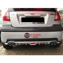 HYUNDAİ GETZ DİFÜZÖR ÇİFT EGZOZ GÖRÜNÜMLÜ (gri detaylı