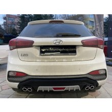 HYUNDAİ İ20 ELİTE ARKA DİFÜZÖR EGZOZ GÖRÜNÜMLÜ 2018 VE ÜZERİ