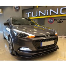 Hyundai İ20 Ön Tampon Eki Kanatlı Lip 3 Parça 2014 ve üzeri (pianoblack-plastik