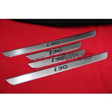 HYUNDAİ İ30 KROM KAPI EŞİĞİ PASLANMAZ ÇELİK 4 PARÇA (2008-2012)