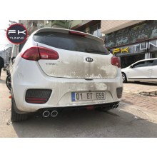 KİA CEED DİFÜZÖR EGZOZ GÖRÜNÜMLÜ (plastik