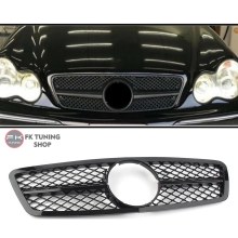 Mercedes Benz W203 Amg Dizayn Ön Panjur 2001-2007 Full Pianoblack Renk