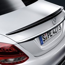 MERCEDES BENZ W205 AMG SPOYLER (2015-2020)  PLASTİK-PİANOBLACK