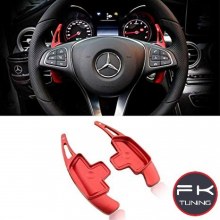 MERCEDES BENZ W205 F1 VİTES KOLU PADDLE SHİFT C SERİSİ KIRMIZI (2015 üzeri)