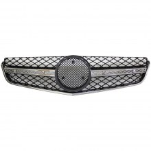 Mercedes Benz W207 E Coupe Ön Panjur Bal Petek Dizayn 2009-2013 Krom / Siyah Renk