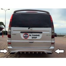Mercedes Vito Arka Tampon Eki 2004-2010 (polyester/boyasız)