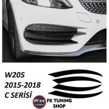 MERCEDES W205 AMG ÖN SİS PİANOBLACK ÇITASI 2019 ve üzeri