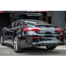 Mercedes W238 E Coupe Amg E63 Difüzör + Siyah Egzoz ucu Set
