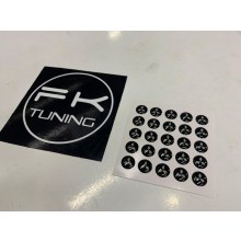 MİTSUBİSHİ ANAHTAR LOGOSU 1 cm (5 ADET)