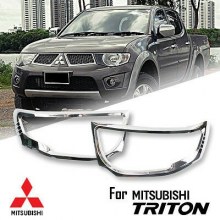 MITSUBISHI L200 FAR ÇERÇEVESİ KROM KAPLAMA 2008-2011