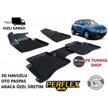 Nissan Juke 3D Havuzlu Oto Paspas Seti Perflex 2010-2019