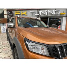 NİSSAN NAVARA FAR ÇERÇEVE KAPLAMASI 2015-2019 MAT SİYAH