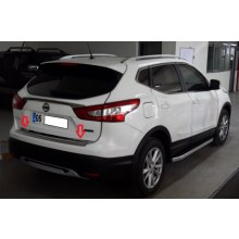 Nissan Qashqai Bagaj Alt Krom Çıtası 2010 2013