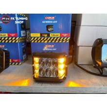 OFFROAD TİP LED 6+6 LEDLİ EXTRA AYDINLATMA BEYAZ ÇAKARLI (1 adet)