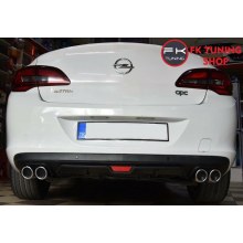 OPEL ASTRA J DİFÜZÖR ÇİFT EGZOZ GÖRÜNÜMLÜ (siyah renk)