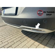Opel Grandland X Difüzör Krom Egzoz Görünümü 